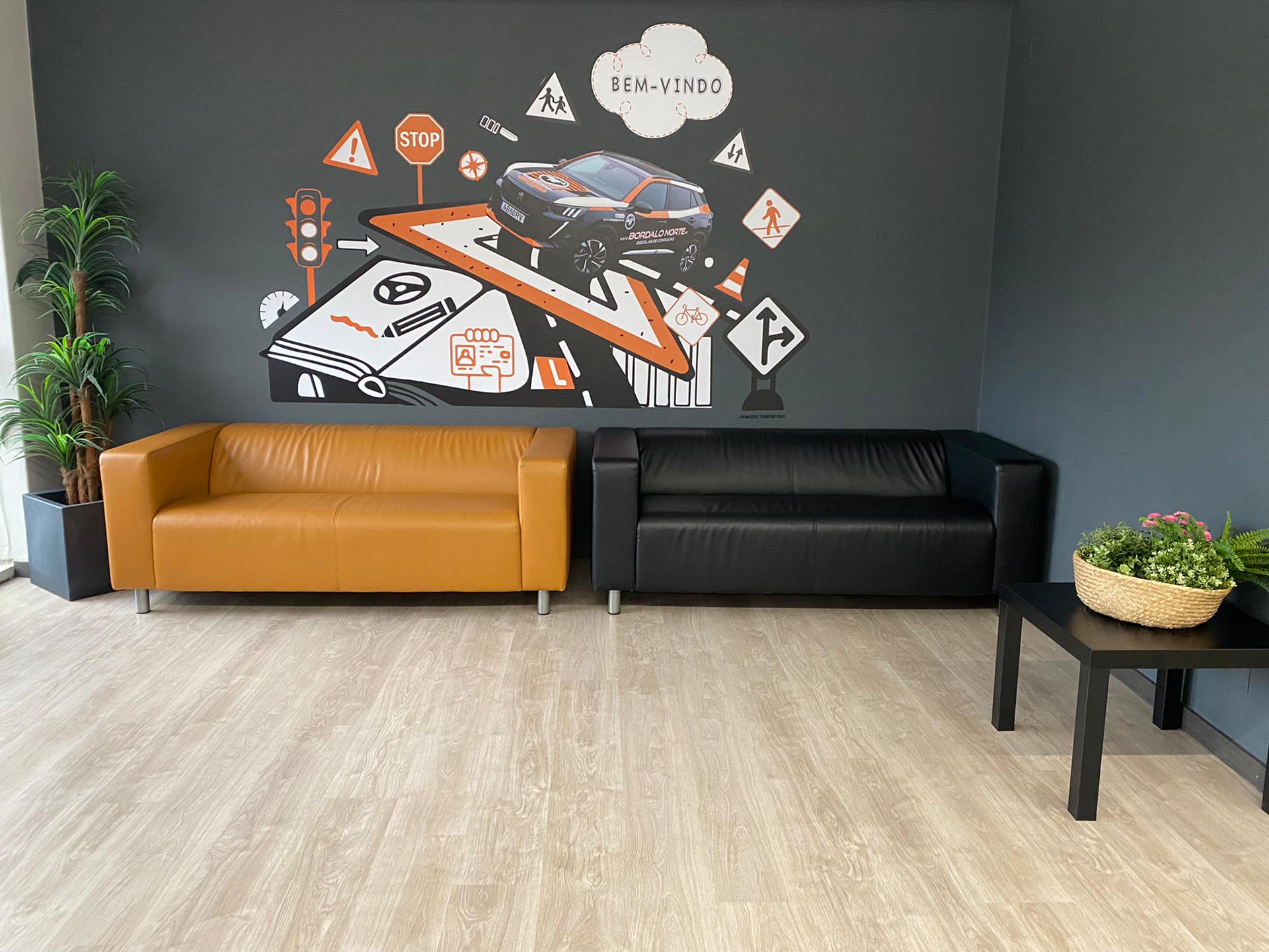 Sala de espera da Bordalo Norte